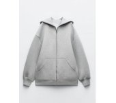 Chaqueta Bomber larga con capucha para mujer, abrigo informal de manga larga con Bolsillo grande y cremallera