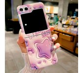 Moda Carcasa del teléfono móvil Galaxy Z Flip 5, Z Flip 4, Flip 3, Funda protectora