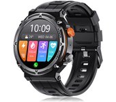 Relojes militares impermeables para helbres, pulsera inteligente con Llamada, Bluetooth, para Android e iOS, 5ATM