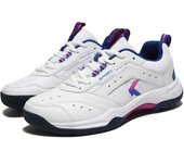 Zapatillas de Bádminton transpirables zapatillas de tenis de mesa de suela blanda tendencia de las parejas antideslizantes zapatillas de tenis de cuero ligeras hombres zapatillas padel hombre