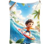 summer super Cute blanket Sunshine soft Boy's flannel air conditioning blanket children's blanket Children's Day gift