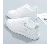 Zapatos para caminar al aire libre para Mujer, zapatos De Skateboarding, zapatillas De deporte para Mujer, zapatillas De deporte informales transpirables con cordones De cuero para Mujer