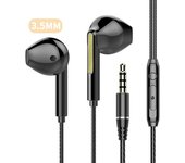 HiFi Wired No Delay With HD Mic 3.5MM AUX/Type-C Digital Headset 6D Heavy Bass Sports Music Gaming Earbuds For Samsung  Android