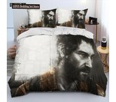 The Last Of Us Horror TV Game Pedro Comforter Bedding Set,Duvet Cover Bed Set Quilt Cover Pillowcase,king Queen Size Bedding Set