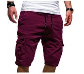 Verano nuevo hombre Casual Multi-Bolsillo hombre quinto pantalón hombre
