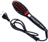 Glide Hot Brush, Spazzola Lisciante Con Tecnologia di Riscaldamento in Ceramica e Ionizzatore, Nero