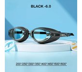 HD Waterproof Anti Fog Professional Myopia Swimming Goggles for Men Women Water Sports Eyewear Equipment Diopter -2.0~-6.0