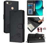 For Xiaomi A1 A2 A3 5X 6x 9 Cc9 Cc9e Lite Solapa Card Slot Mobile Case Antirrobo Cepillado Mobile Case