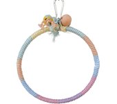 Flexible Rack Parrot Birds Cage Toy Paw Grinding Sturdy Parrot Standing Stick Cage Decoration Colored Parrot Hanging Clip