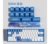 Sova New design Valorant OEM Profile 14keys MINI SET PBT dye sub keycaps