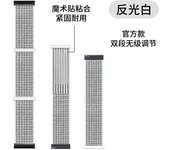22mm Nylon Loop Watch Strap for Samsung Galaxy 3 Huawei GT2 46mm Velcro Dual Section Watch Band