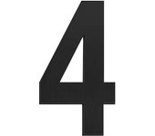 5/7.5/9 cm Stainless Steel House Black Seldhesive Numbers Address Sign #0-9 Letters Mailbox Number Digital Metal Tag