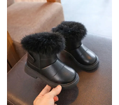 Niñas Botas De Moda Casual Nuevos Zapatos De Algodón Caliente Botas De Nieve
