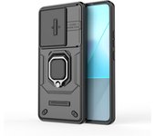 For Xiaomi Redmi Note 13 Pro 5G Case Slide Camera Phone Case Xiaomi Redmi Note 13 Pro 5G Armor PC Shockproof Metal Stand Cover