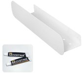 Wall-mounted Bathroom Storage Rack Space Saving Anti Rust Stainless Steel Storage Shelf Durable Large Capacity Shower Drain Rack