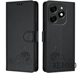 For Tecno Pova Spark 20 Pop 7 20c Go Pro Plus 2024 10pro 4G 5G Fundas Móviles De Piel De Gatito