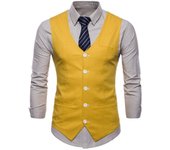 Mens Suit Vest Thin Four Seasons Casual Suit Vest 9 Colors Available