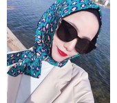 Simulation Silk Muslim Turban Fashion Sun-Resistant Soft Hijab Cap Breathable Headscarf Women