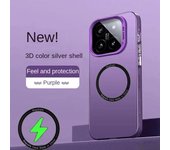 For Magsafe Wireless Charging Matte Frosted Case For Xiaomi 14 13 13T 14T Pro Color Semi-Transparent Shockproof Protection Cover