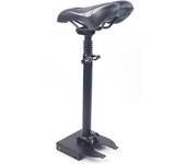 Sillín plegable para patinete eléctrico, altura ajustable, 51-63 cm, juego de sillín, cómodo, transpirable, amortiguador,negro