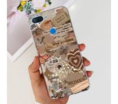 For Xiaomi Mi 8 Lite Case Clear Silione With Cute Painted Soft Phone Back Cover For Xiomi Mi 8 Lite Fundas Mi8Lite Coque Capas