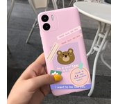 For Xiaomi Redmi A1+ Case Lovely Bear Candy Color Soft Silicone Phone Case Capas On Xiaomi Redmi A1 Plus RedmiA1 Coque Fundas