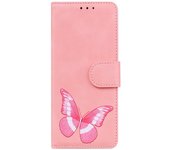 For Xiaomi redmi note 8T 10 14C 14t k30 pro 10pro carcasa antitranspirante textura de la piel con gran de cuero mariposa tap
