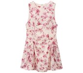 -  Mini for Women Printed Sleevel Elegant Pleated  Spring Summer 2025 New Fashion  Casual Women's