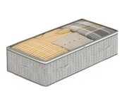 Non-woven Fabric Underbed Flat Storage Boxes Large Capacity Foldable Duvet Blanket Sorting Bags Dual Zipper Dustproof