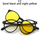 Hombre Mujer Gafas de sol polarizadas Gafas de sol con clip Monturas de gafas de sol