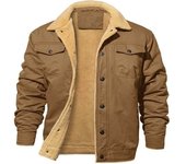 Otoño e invierno nueva chaqueta de hombre chaqueta casual de herramientas de algodón de terciopelo