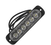 12V-24V 6LED Light Flash Emergency Car Vehicle Warning Strobe Flashing Blue and Red