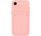Card Slot Bag Holder Case For iPhone 16 15 14 13 12 11 Pro 10 X XR XS Max Wallet Shockproof Soft Silicone Back Cover