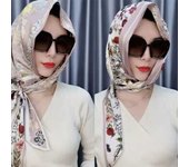 Simulation Silk Muslim Turban Fashion Sun-Resistant Soft Hijab Cap Breathable Headscarf Women