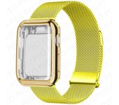 Case+ese Loop For Apple Watch Band 44mm 38mm-42mm-40mm Metal Magnetic bands iwatch Series 9 8 7 6 5 4 3 SE 45mm 41mm Strap