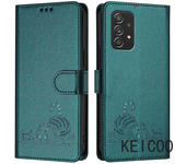 For Samsung Galaxy A52 a52s A55 a70 a71 4G ranura de tarjeta 5G protección Antisísmica y carcasa de cuero carcasa de