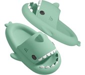 Chanclas de tiburón para niño y niña, para hombre y mujer, cómodas, antideslizantes, de suela gruesa, para piscina, de verano
