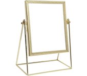 Espejo de maquillaje 9,25 pulgadas para tocador Vanity Tabletop Desk-Ooro-rectángulo