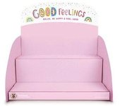 TRENDHAUS CAJA EXPOSITORA ESCALERA TRENDHAUS CARTON VACIO GOOD FEELINGS 60x42x63 Cms.