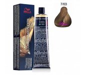 Tinte Koleston Perfect Me+ Pure Naturals 7/03 Rubio Medio Natural Dorado 60 ml. Wella