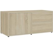 vidaXL Mueble para TV de madera contrachapada 80x34x36 cm, Mueble de Salon, Mueble TV, Mueble TV salon, Mesa de TV, Mueble tele