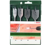 Broca plana madera: Set 4 uds: DIY | BOSCH 2609255275