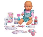 Famosa Muñeco Nenuco - Termómetro con Luz Real - 35 Cm - Ropa Lavable