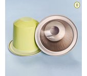 10Pcs/set Reusable Nespresso Coffee Capsules Disposable Nespresso Pods Empty Aluminum Foil Coffee Capsule With Lids Coffeeware