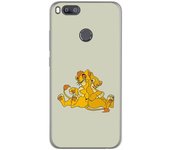 Tumundosmartphone Funda Gel Tpu para Xiaomi Mi 5X / Mi A1 Diseño Leones Dibujos