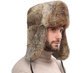 Gorro de trampero, gorro de soldado ruso con orejeras, gorro de piel sintética para invierno, gorro de aviador, gorro cálido con orejeras, gorro de esquí, protección auditiva a prueba de viento, gorro de aviador para ciclismo