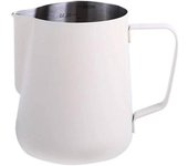 Jarra de Maple inoxidable para Café Expreso, formador de leche para Cafeterías, Capuchino, latte art, color Blanco, 350 ml