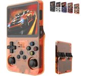 R36S Retro Consola de Videojuegos portátil Linux System 3,5 pulgadas IPS Pantalla portátil reproductor de video 64GB juegos