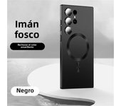 For Magsafe Matte Soft Bumper Magnetic Phone Case For Samsung S24 S22 S23 Ultra S24 Plus Shockproof Wireless Charging Cover
