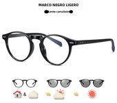 LM  Anti Blue Light Glasses Photochromic Men Gaming Round Blocking Blue Ray Classic TR90 Women Protection Eyeglasses Computer
